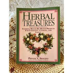 Herbal Treasures Book: Gardening, Cooking & Crafts - 1990 Edition